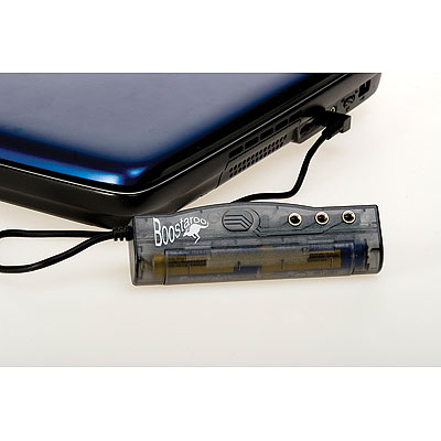 Portable Audiovideo on Boostaroo Portable Audio Amplifier Splitter  Smoke   Ebay